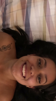 Under the Fluffy Pink Blanket - Intimate Homemade POV Fuck