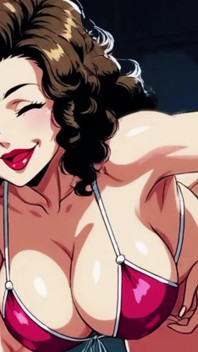 Busty MILFs Teasing in Bikinis