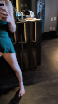 Cute Fem Has a Surprise Under Her Skirt