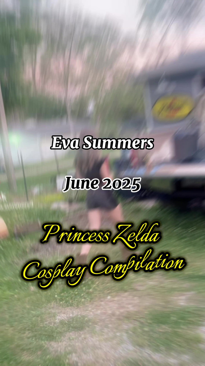 EvaSummers: Eva Summers tháng 6 năm 2025 Tiktok Princess Zelda Cosplay tổng hợp