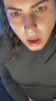 Cute Trans Girl Masturbating