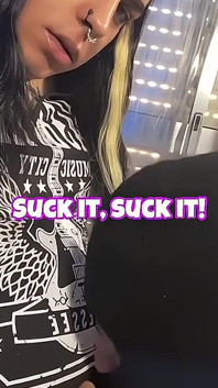 Married Man Sucks Trans Girl's Big Dick