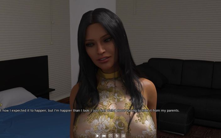 3D cartoon porn: Mi dormitorio 173 - ahora Saira también embarazada