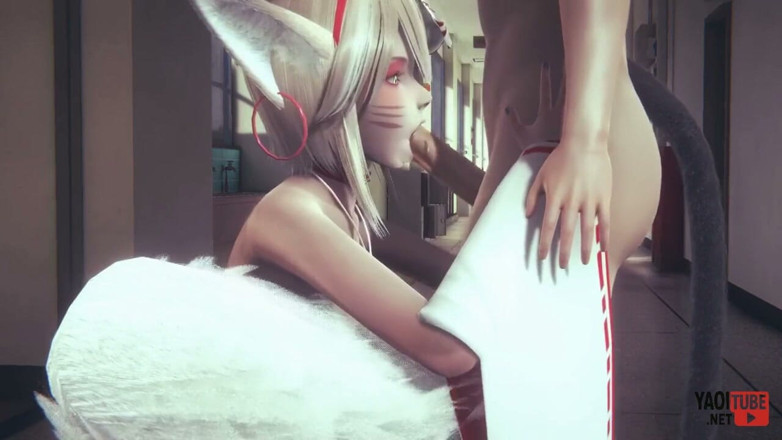 Yaoitube: 猫男孩和狐狸男孩 femboys 硬性耀一。
