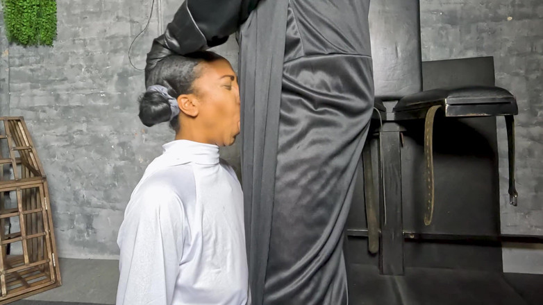Bearded Buddha: Darth Vader Face Fucks Princess Leia - Star Wars