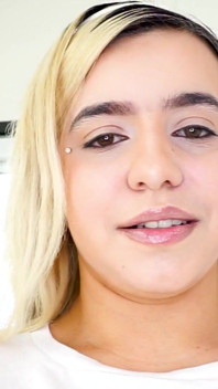 18 year old amateur teen Ivonna Winter no hands cum swallow blowjbo