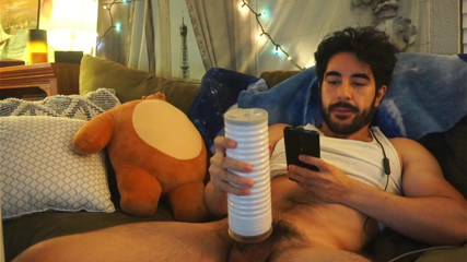 Geraldo_Rivera: Edging with My Lovense Max 2 + creampie