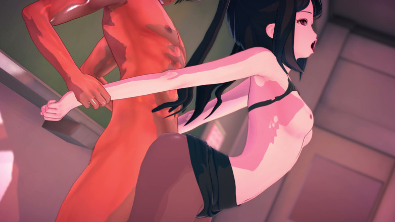 3D_ANIME123: Va-11 Hall-a: Cyberpunk Bartender Action (jill Stingray) - 3D Hentai Animation 3