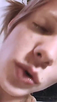 Blowjob from redhead teen girl