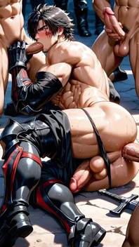 Gangbang gay anal