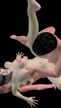 Animated Shemale Porn - Beautiful Shemale & Man Double Penetrating Girl Pussy & Ass