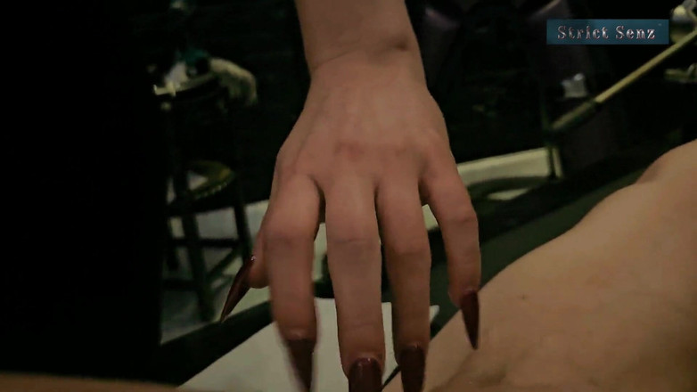 Strict Senz: Sheela Sinner Long Nails Oiled Body Tickling Bondage on the...