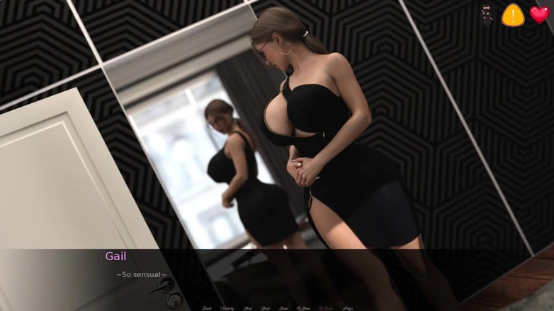 Miss Kitty 2K: Kancelář - # 40 Krátké černé šaty od Misskitty2k