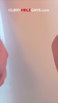 Strict Gay Master at the Gloryhole