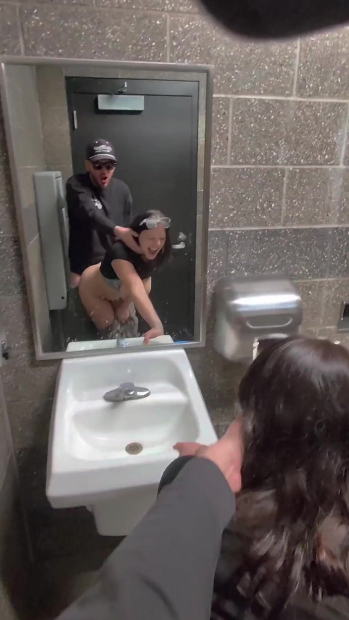 Mya Lane: Wife Sneaks Into Gas Station Restroom to Get Fucked