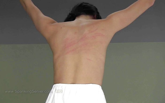 Spanking Server: Donna bare back hard whip