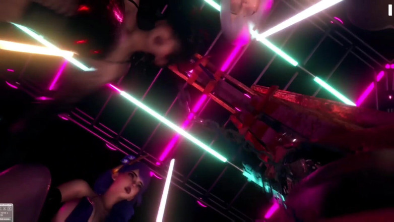 Asdfghjl2025: B023 три женщины порют человеческих рабынь в видео от первого лица