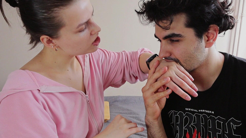 Artur and Diana: Biting Fingers for the First Time