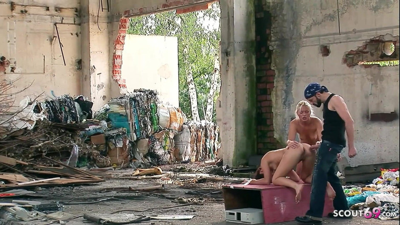 Full porn collection: Skinny teens Kathy and Sheridan fucked in the ass by...