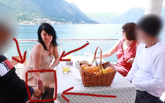 Alexandra Wett: Public! Jerked off a Hot Cock in a Restaurant