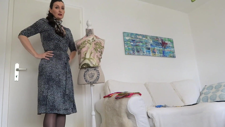 Lady Victoria Valente: Today we practice tying silk scarves