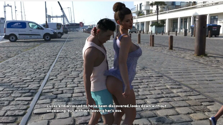 XXX Games Bunk: Perfect Housewife - Gameplay - Roleplay - Aunt Teases Nephew in Basement