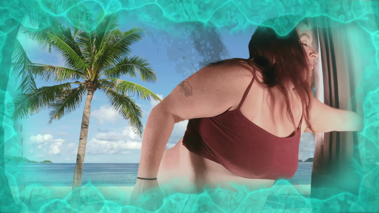 SexyNEBBW: Cewek semok kulit putih yang mabuk di pantai