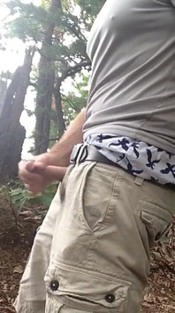 Masturbando à beira da água, no Parque Público, Flacidez, Boxeadores Águias Americanas. Prolongado