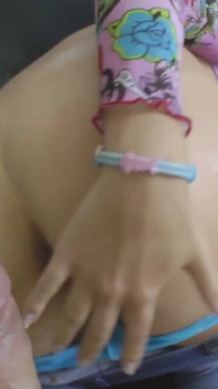 Teen face and ass fucked