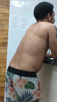 Mengongkek isteri saya di dapur