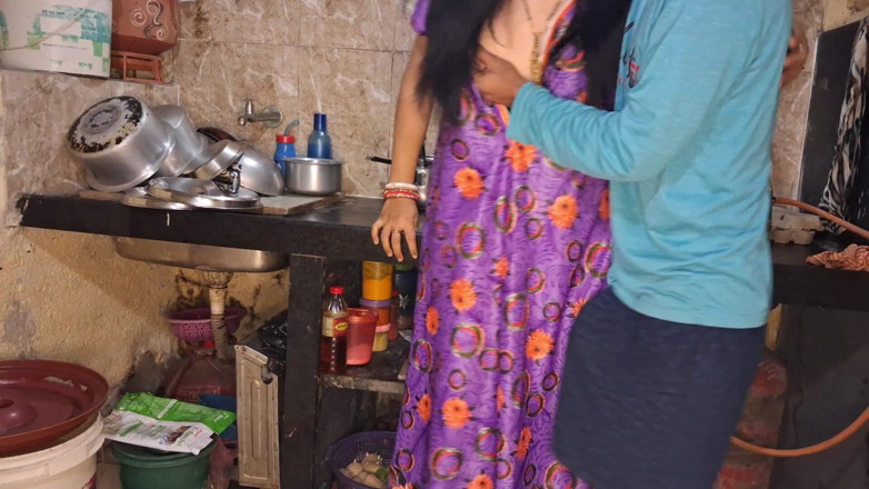 Shima kumari44: Indian Desi Village Bhabhi and Devar Hard Fucking in Kitchen...