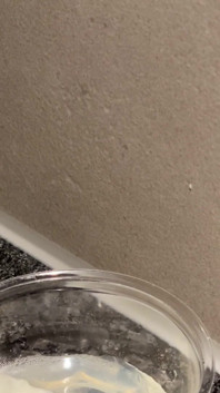Cold Cum Melting (time-lapse)