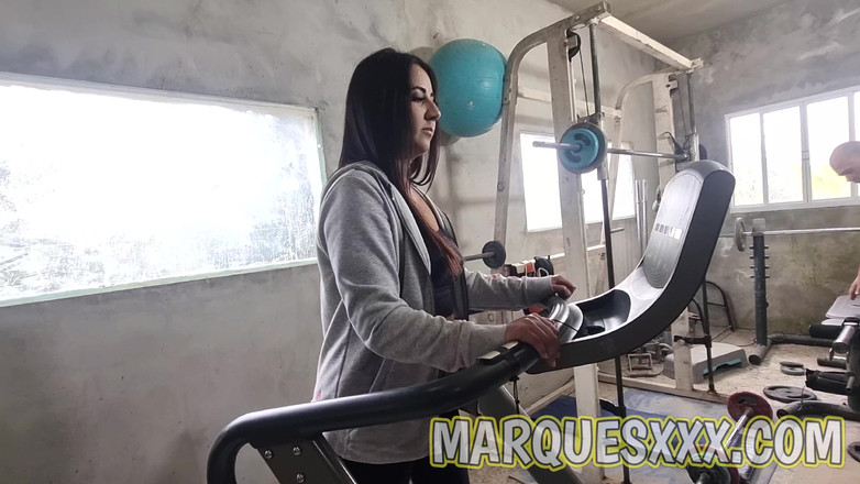 Marques XXX: Hardcore Anal Workout with Natty Hot at the Gym