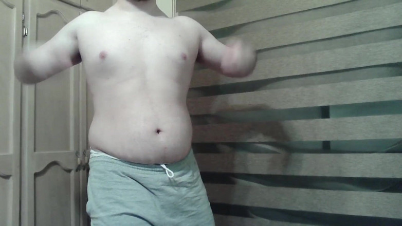 Himbo_Fox: Hot Muscular Stud Shows off and Dances