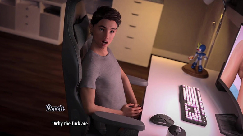 Gaming vision: 私のかわいいルームメイト2セックスシーンパート1のギャンブル