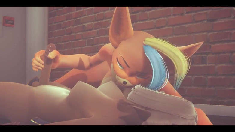 HentaiTubes: Furry Hentai - Foxy knullas av Futanari Deer - japansk asiatisk manga...