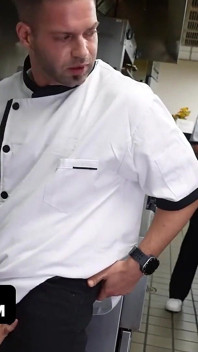 Petite Bunny Fae Takes on the Entire Kitchen Crew in a Wild Restaurant Gangbang