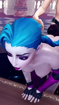 Jinx von hinten ficken - Liga der legenden: 3D Porno-Parodie