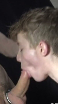 Hot Blond Twink Fucked Raw by Straight