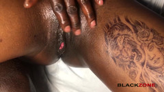 Blackzone Films: Massaging Her Curvy Ass - Rubbing and Fingering Her Red Head...