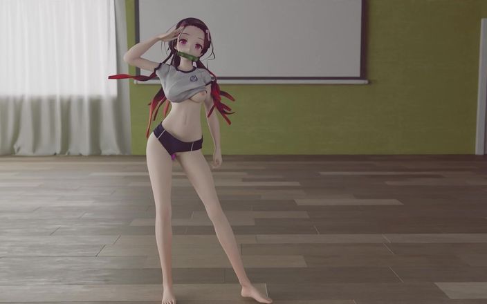 Mmd anime girls: Mmd R-18 anime chicas sexy bailando (clip 115)