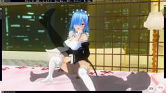 H3DC: 3D Hentai Re Zero rem rimbalza su un grosso cazzo