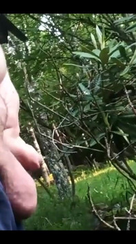 Stepdaddy pissing with his hot cock
