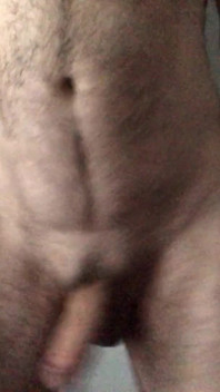 Stroking and Trying to Helicopter My Thick Cock