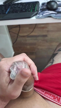 Stříkání do kondomu
