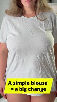 A Large MILF Smiles Beautifully From the Very Morning