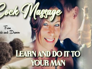 Jade and Damon sex passion: Массажу члена научитесь и делайте это со своим мужчиной