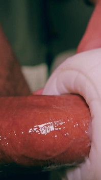 Closeup Asmr Beautiful Big Uncut Cock Fucking Fleshlight and Shooting a Big Cum Load
