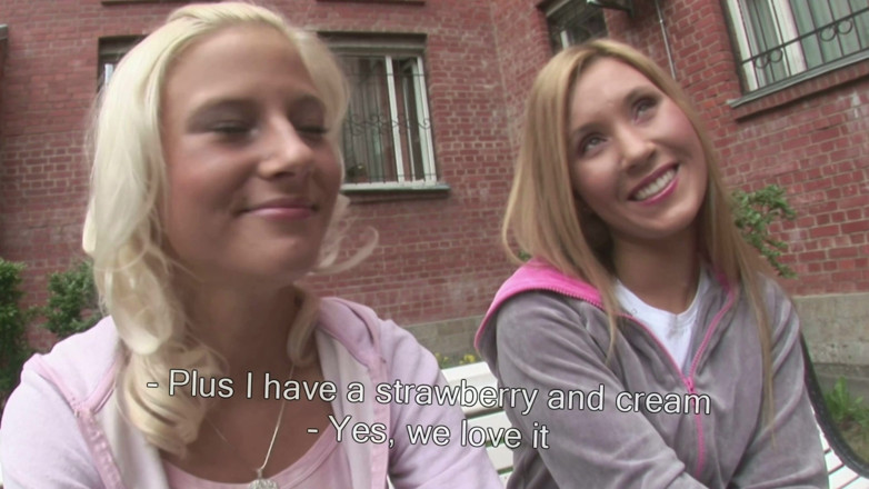 Pornobello: Strawberries and Threesomes for Two Sublime Young Russian Girls