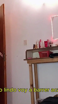 Hot Stepmother Finds Her Stepson Aroused and Gives Him a Hand.